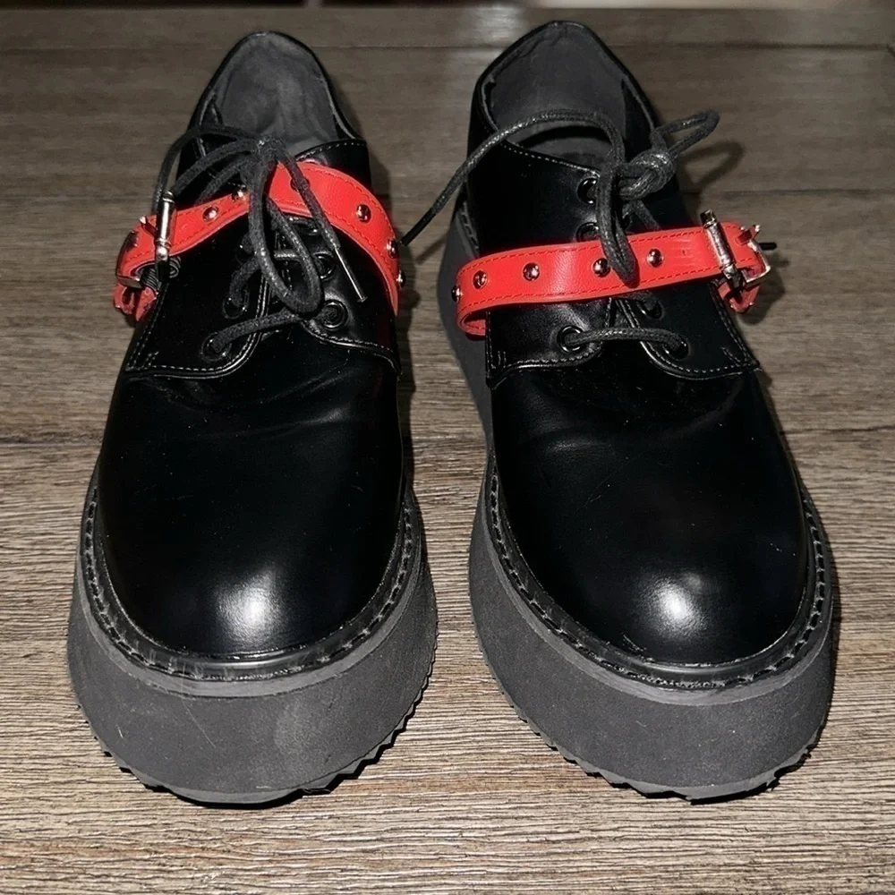 Koi Footwear Platform Lace Up Shoes